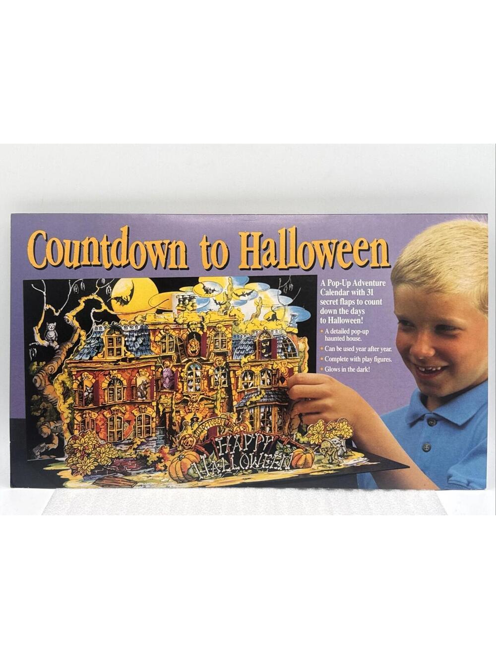 Vintage 1994 Random House “Countdown To Halloween” Advent 3D Display Calendar